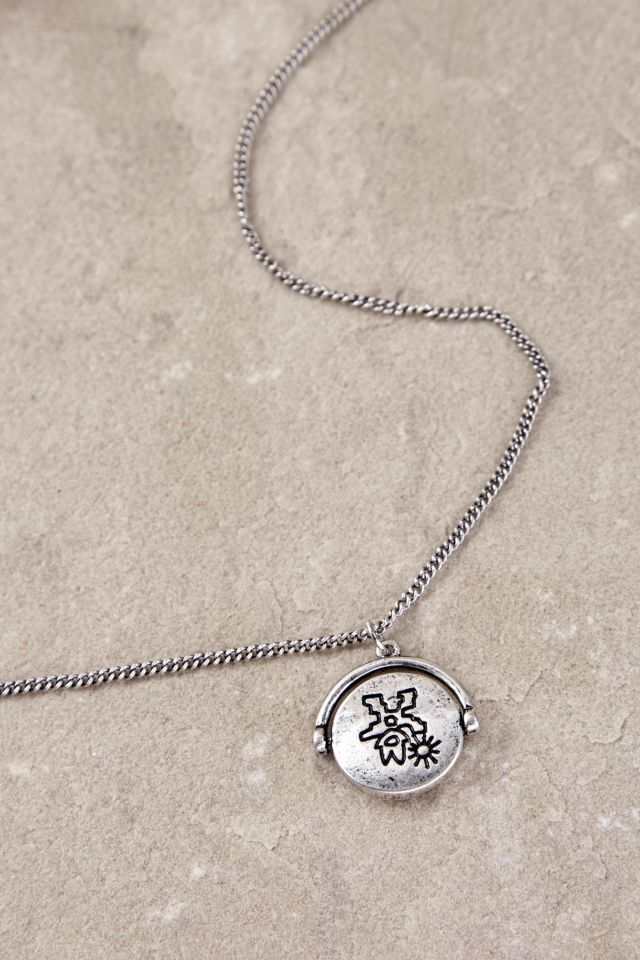 UO Nomad Double Sided Pendant Necklace Urban Outfitters UK