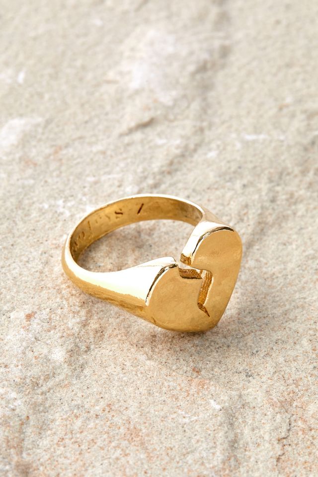 TwoJeys Broken Heart Ring