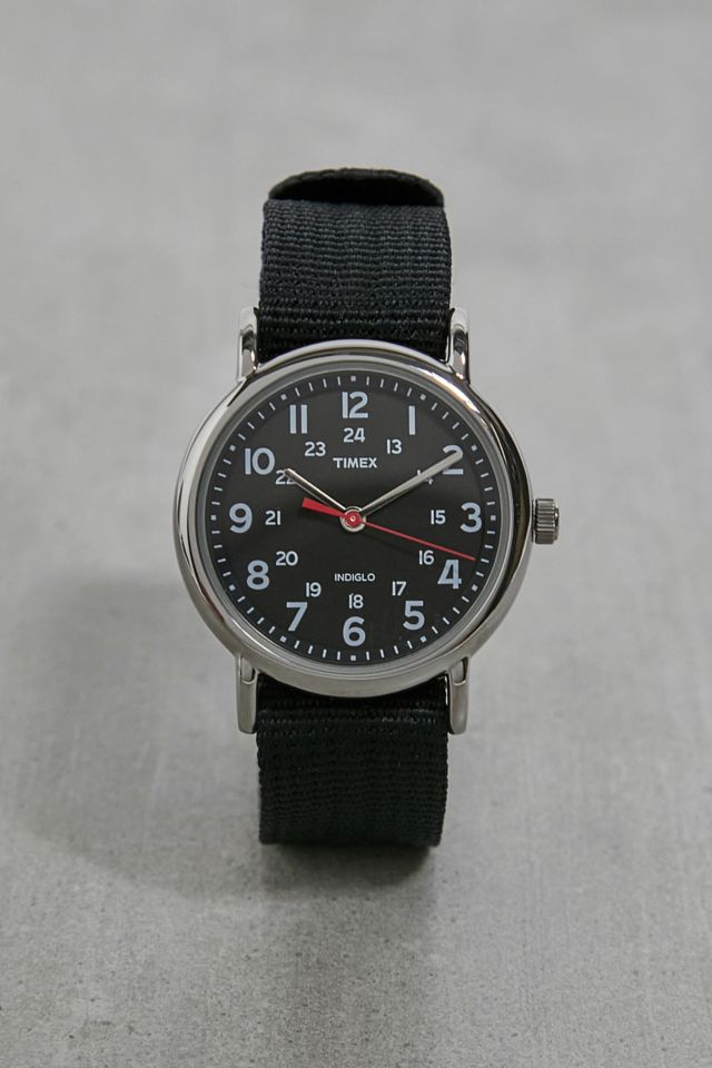 Timex Weekender 38 Black Watch | Urban Outfitters UK