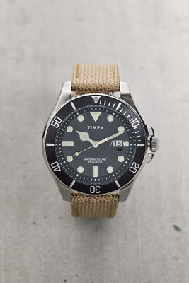 Timex Harborside Coast 43mm Black Dial su