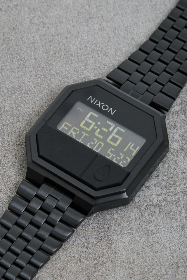 Nixon Re Run All Black Watch