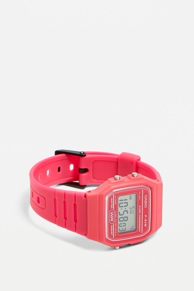 Casio F91W Pink Watch Urban Outfitters UK