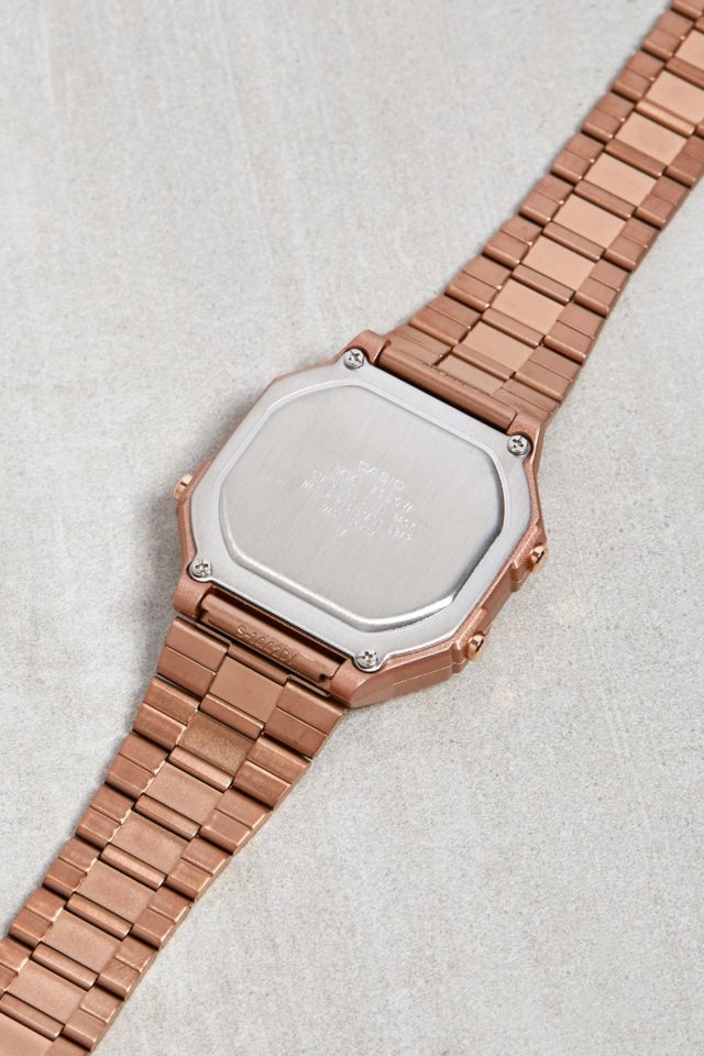 Casio B650WC Vintage Rose Gold Watch Urban Outfitters UK