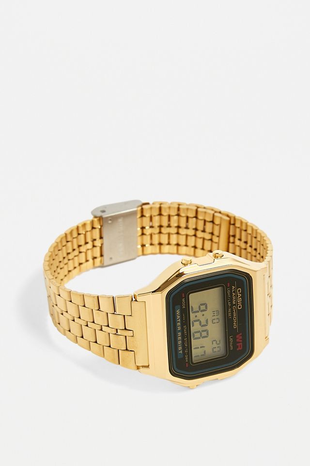 Casio - Montre vintage A159WGE en métal or #2