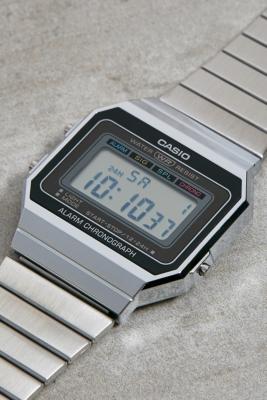 Casio A700WE Vintage Silver Watch | Urban Outfitters UK