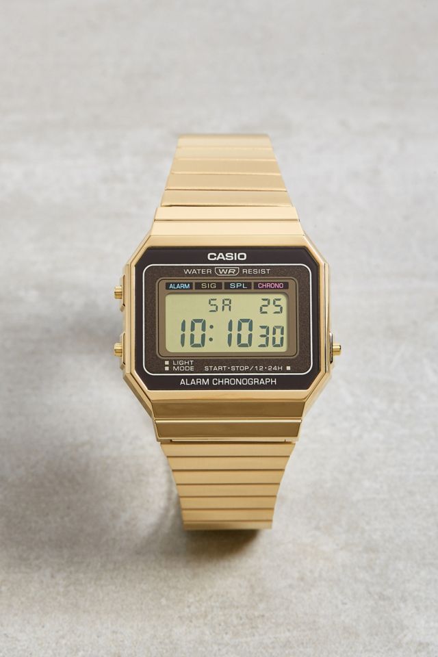 Casio a700we 2025 vintage gold watch