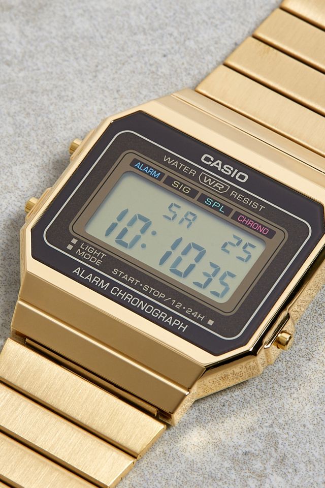 Casio a700we 2025 vintage gold watch