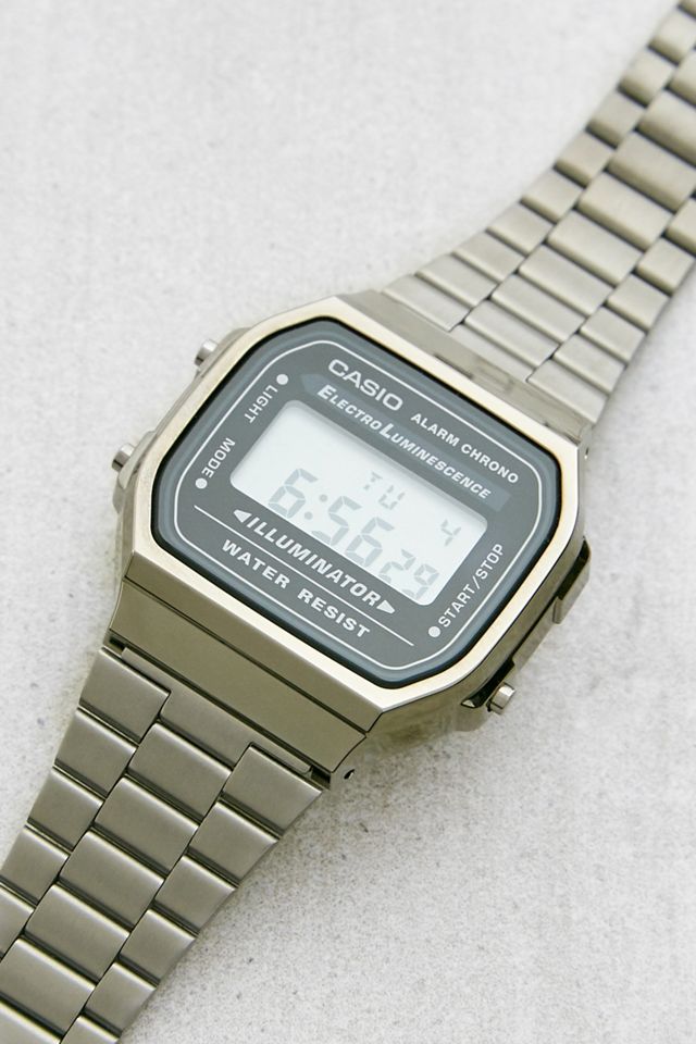 Casio - Montre Vintage A168WEGG gris acier #2