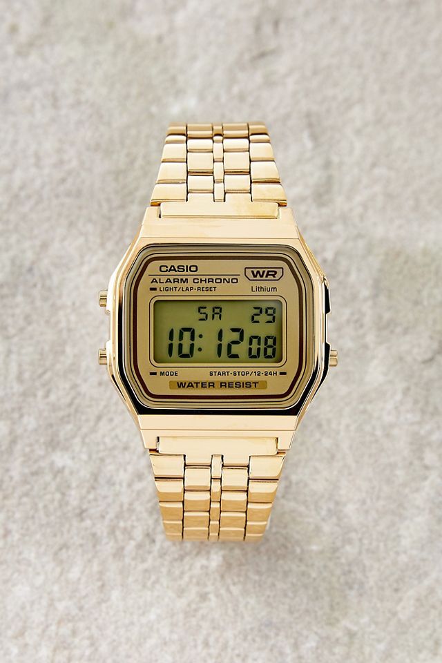 Casio Gold A158WETG-9AEF Watch | Urban Outfitters UK