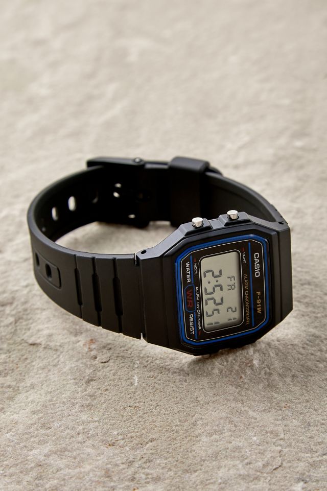 Casio F 91W 1XY Watch Urban Outfitters UK