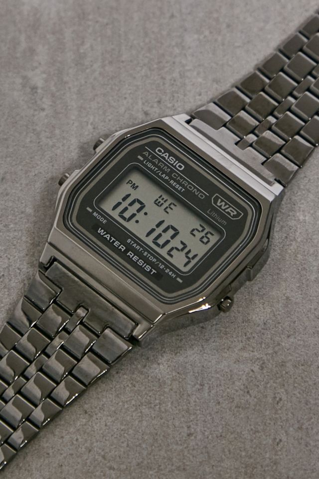 Gunmetal best sale casio watch