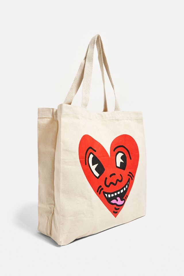 © Keith Haring Foundation Big Heart Tote Bag #3