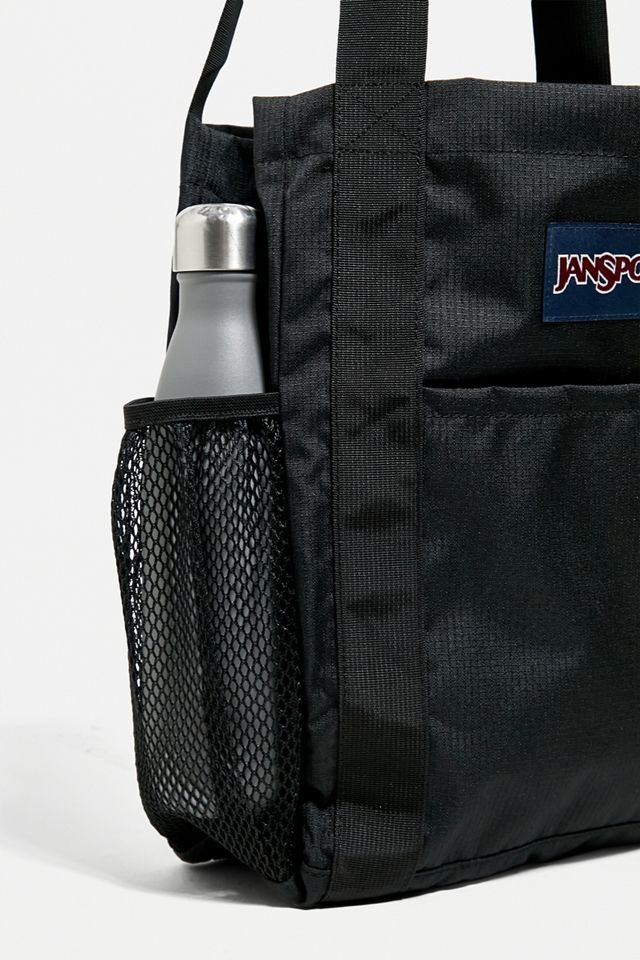 JanSport Black Shopper Tote Bag #4