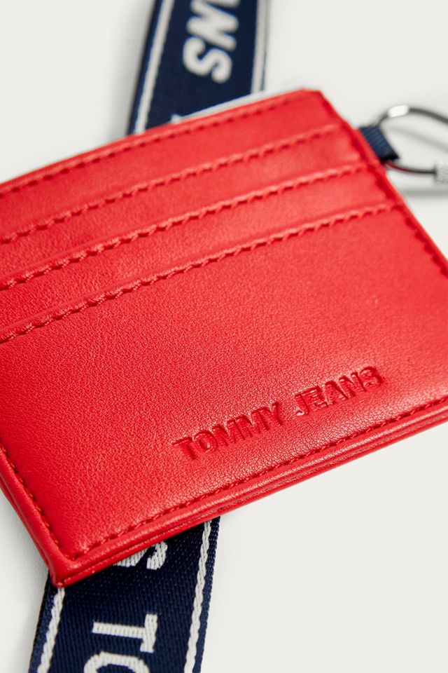 Tommy Jeans - Portefeuille porte-cartes avec bande à logo rouge  #4