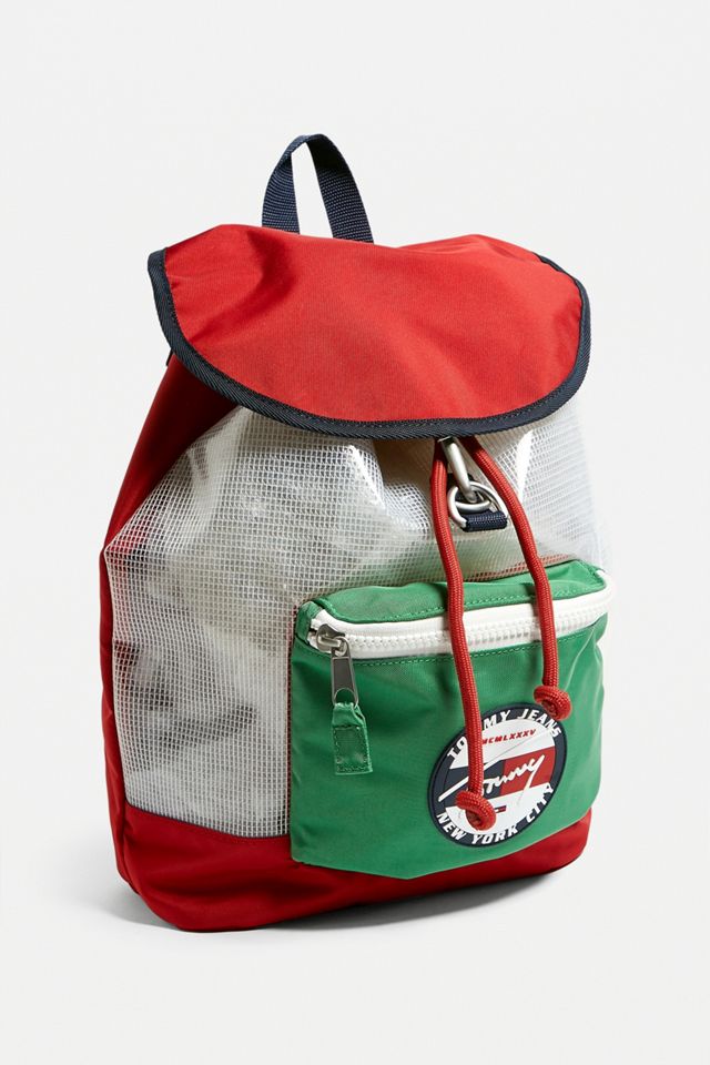 Tommy Jeans Heritage Mesh Backpack Urban Outfitters UK