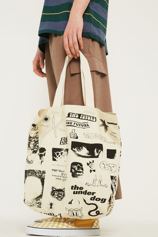 BDG Graphic Print Canvas Tote Bag #1
