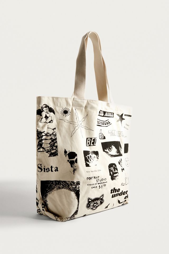 BDG Graphic Print Canvas Tote Bag #2