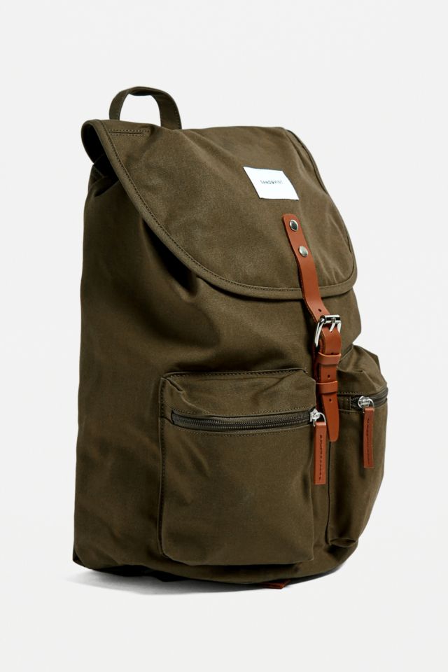 Sandvist Roald Olive Backpack | Urban Outfitters UK