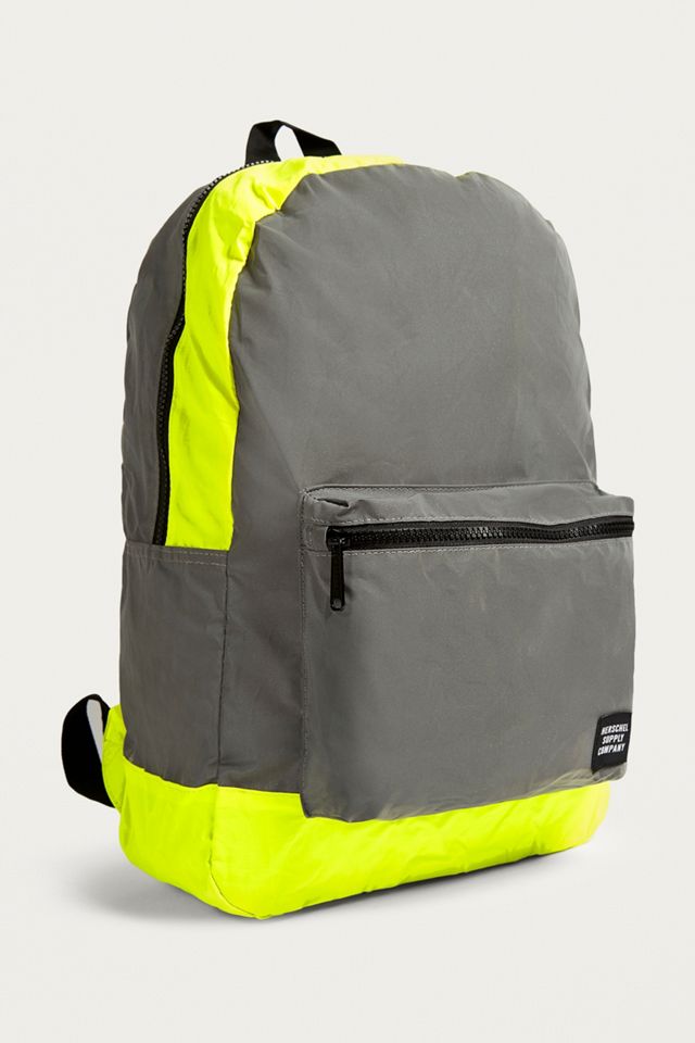 Herschel Supply Co. Neon Yellow 3M Packable Daypack Backpack #4