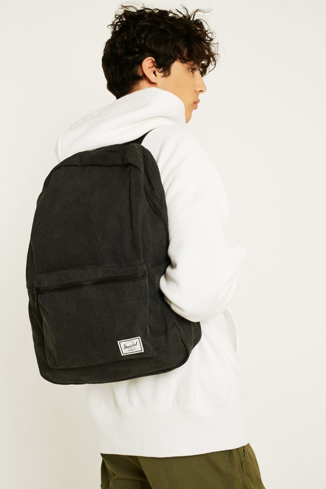 Herschel Supply Co. Cotton Casuals Black Daypack Backpack | Urban  Outfitters UK