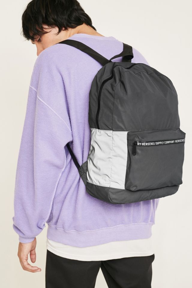 Herschel Supply Co. Reflektierender Rucksack Packable Daypack in Schwarz