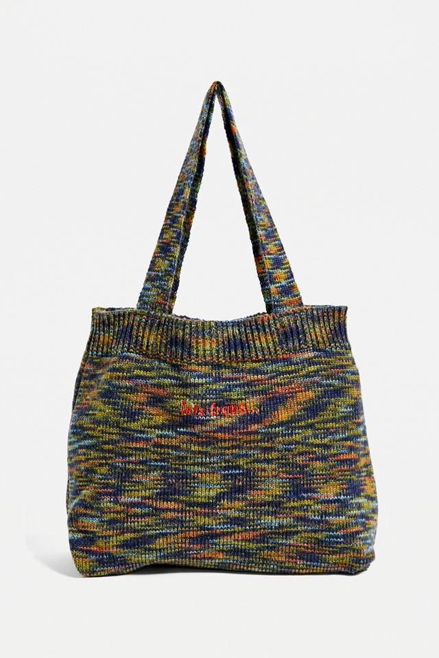 iets frans... – Tragetasche aus Strick im Spacedye-Look #2