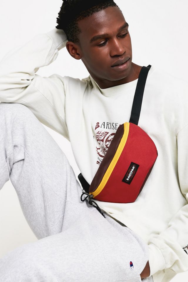 Eastpak UO Exclusive Springer Red + Burgundy Bum Bag | Urban Outfitters UK