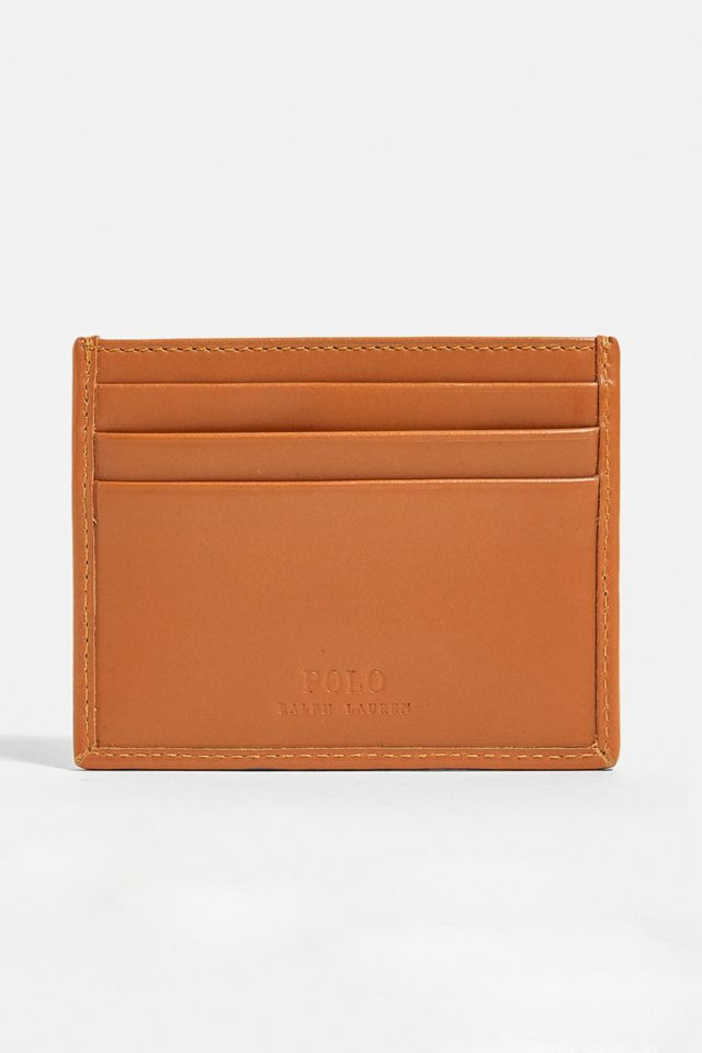 Polo Ralph Lauren Tan Polo Orso Portacarte in Pelle #1