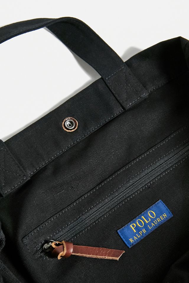 Polo Ralph Lauren Borsa a tracolla in tela nera #4