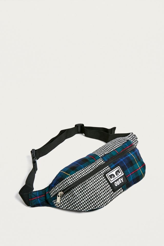 OBEY - Sac bandoulière à empiècements noir  #1