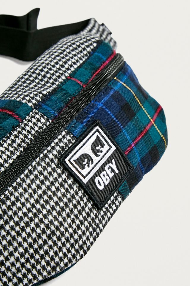 OBEY - Sac bandoulière à empiècements noir  #2