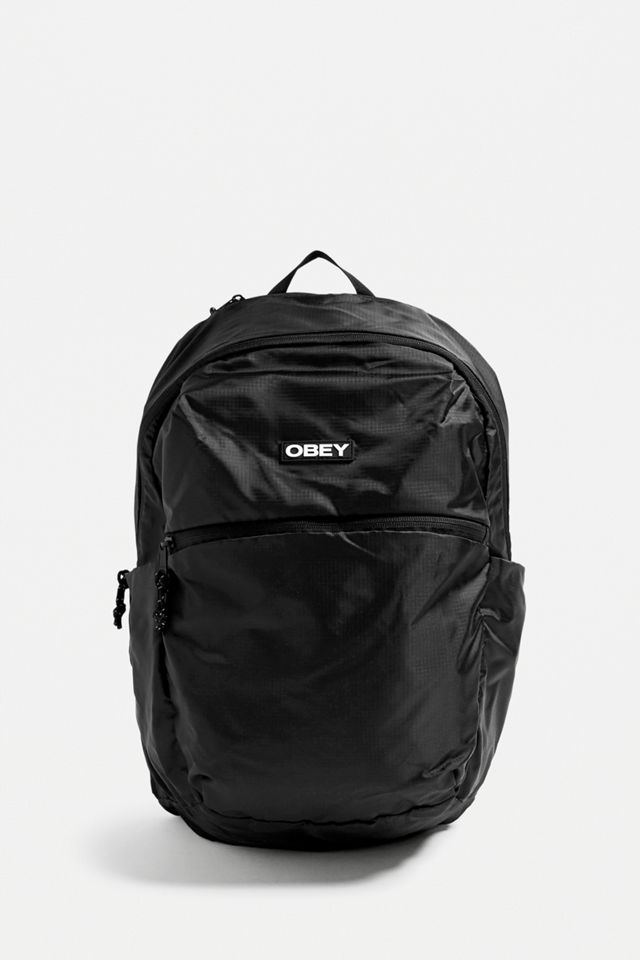 OBEY Commuter Black Day Pack Backpack | Urban Outfitters UK