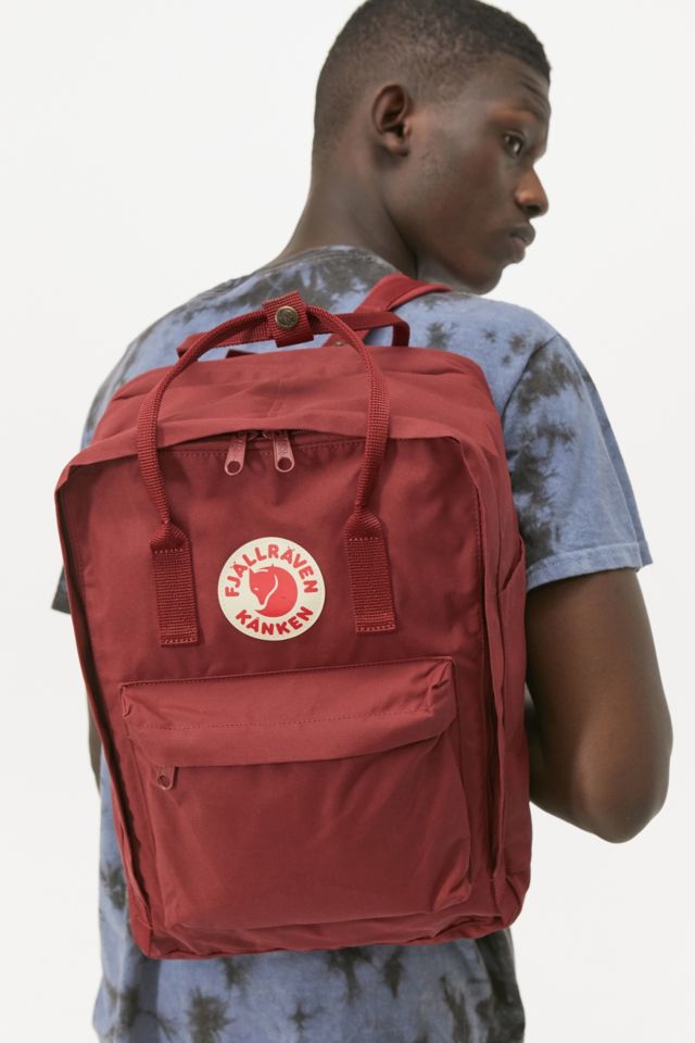 Fjallraven Kanken Ox Red 17-Inch Laptop Backpack | Urban Outfitters