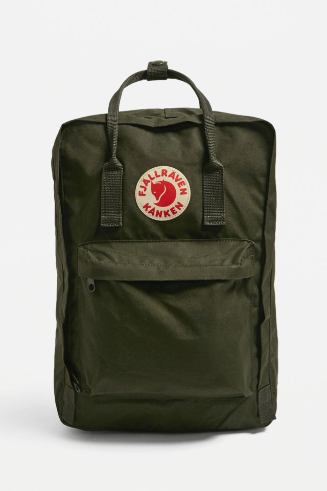 Fjallraven army outlet green backpack