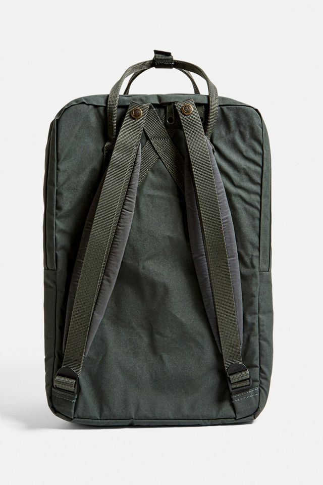 Fjallraven Kanken Forest Green 17” Laptop Sleeve Backpack #3