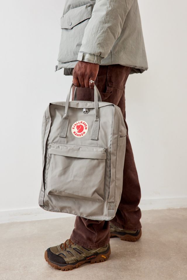 Fjallraven Kanken Fog Grey 17" Laptop Backpack Urban Outfitters UK