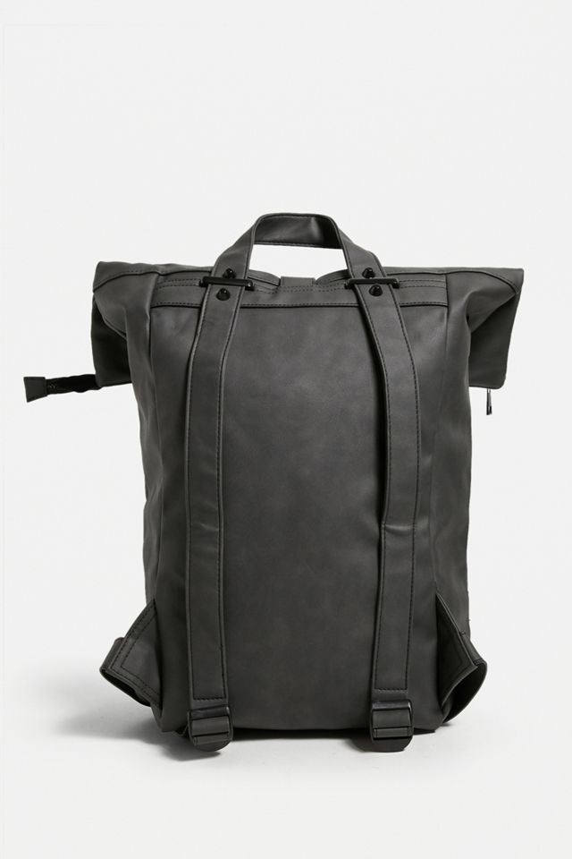 UO Faux Leather Rolltop Backpack #1