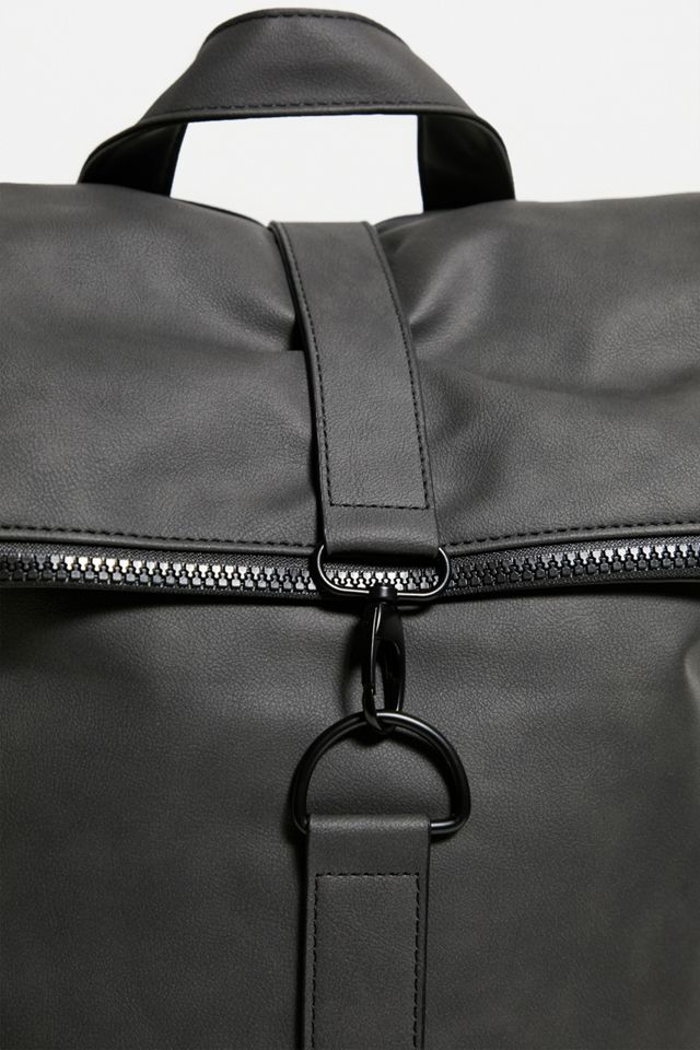 UO Faux Leather Rolltop Backpack #2