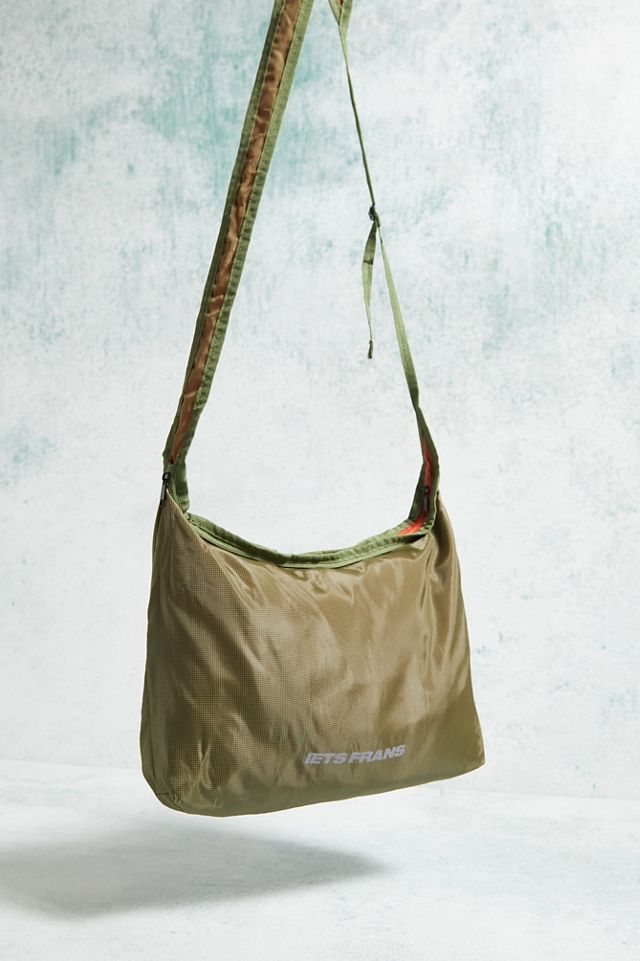 iets frans... Green Reversible Crossbody Bag  #5