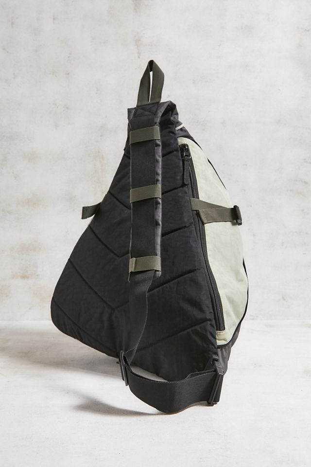 iets frans... Grey One Shoulder Utility Backpack #3