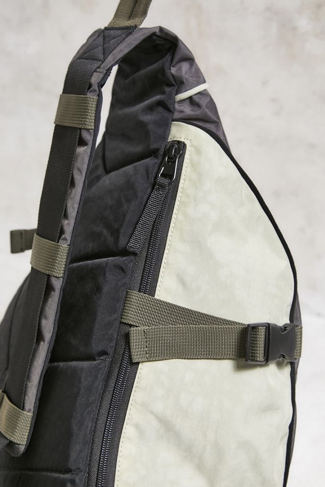 iets frans... Grey One Shoulder Utility Backpack #4