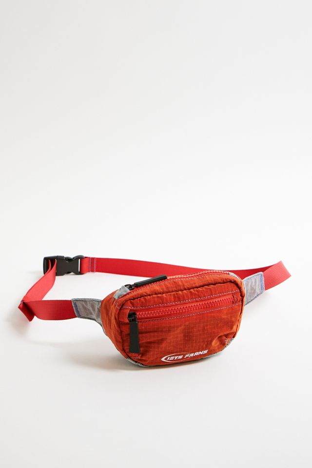 iets frans... Red Crinkle Bum Bag  #1