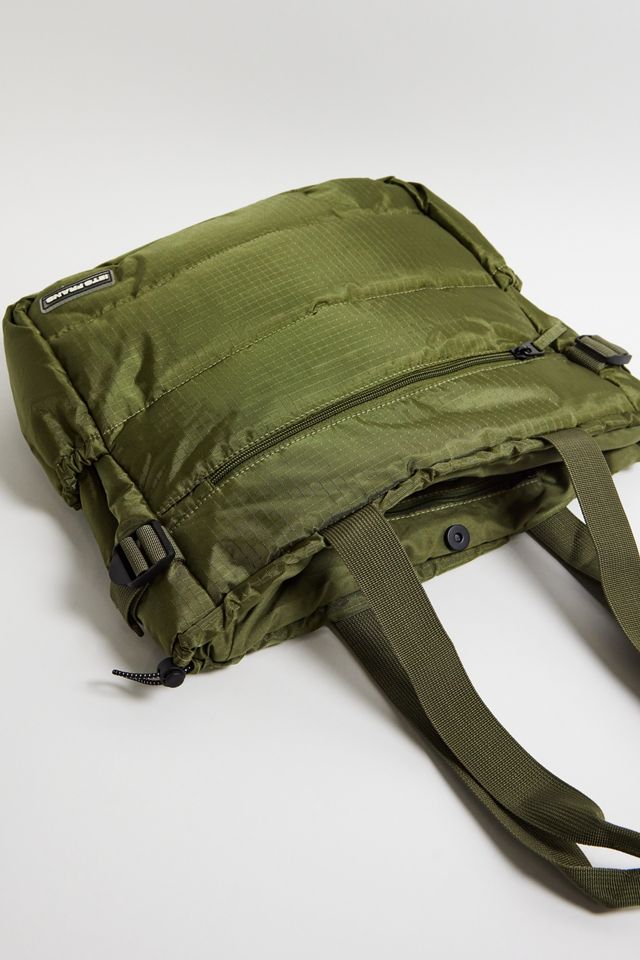 iets frans... Khaki Grid Tote Bag #3