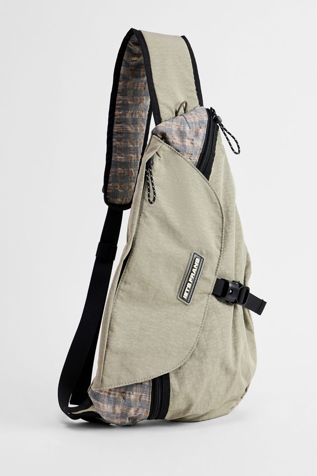 iets frans... Grey Check One Strap Backpack #1