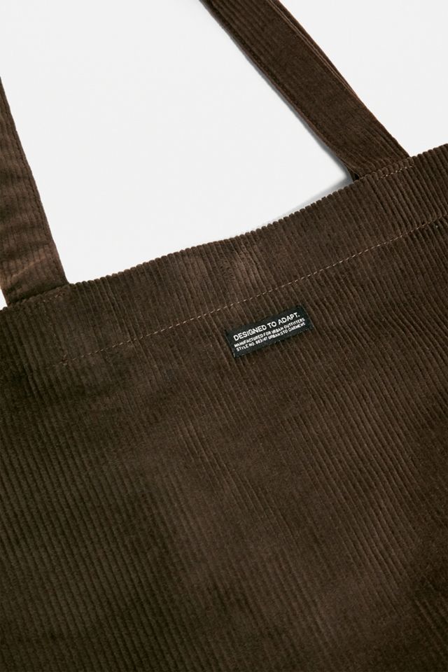 UO Brown Corduroy Tote Bag #3