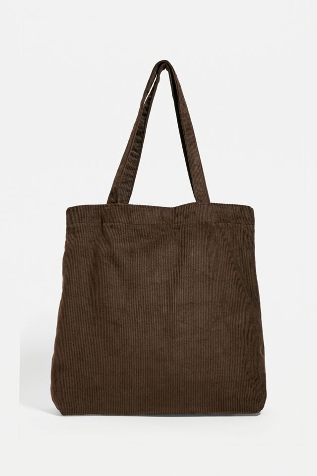 UO Brown Corduroy Tote Bag #5