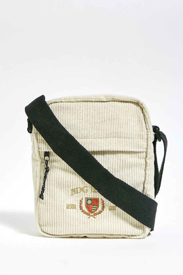 Borsa a Tracolla in Velluto a Coste Ecru BDG #1
