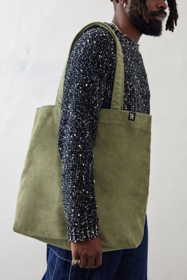 Urban Outfitters Uo Green Corduroy Tote Bag for Men