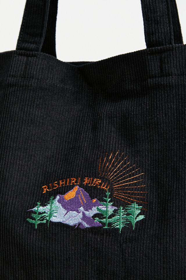 Bolso Tote de Pana UO Bordado de la Isla Rishiri #1