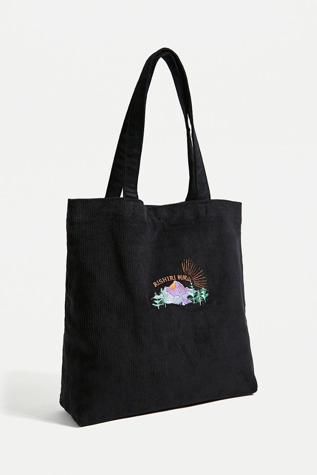 Bolso Tote de Pana UO Bordado de la Isla Rishiri #3
